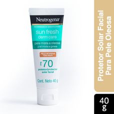Protetor Solar Neutrogena Sun Fresh Derm Care Pele Morena Fps 70 40g