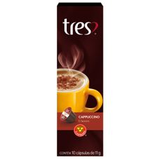 cápsulas de Cappuccino 3 Corações com 10 Unidades 11g