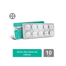 Aspirina Ad Bayer 500mg com 10 comprimidos