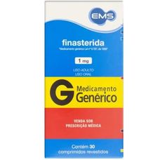 Finasterida Ems 1mg com 30 comprimidos