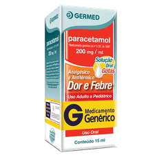 Paracetamol Germed 100mg/ml em gotas 15ml