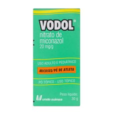 Vodol União Química 20mg/G Pó Tópico Dermatológico 30g
