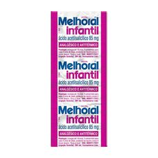 Melhoral Hypera 85mg Infantil com 8 comprimidos