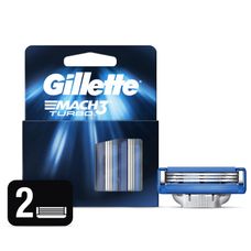 Carga Gillette Mach 3 Turbo com 2 Unidades