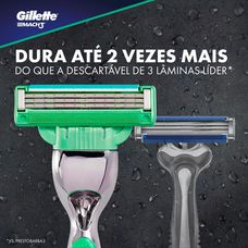 Carga Gillette Mach 3 Senstive com 4 Unidades