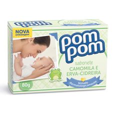 Sabonete Pom Pom Camomila E Erva Cidreira 80g