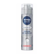Espuma de Barbear Nivea Silver Protect 200ml/195g