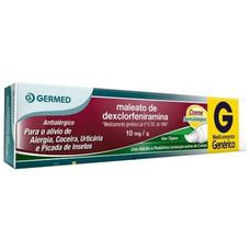 Dexclorfeniramina Germed 10mg creme Dermatológico 30g