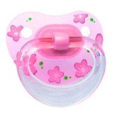 Chupeta Kuka Rosa Cristal Color Ortodôntico Fase 1