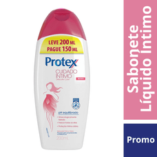 Sabonete Íntimo Protex  Delicate líquido Leve 200ml E Pague 150ml