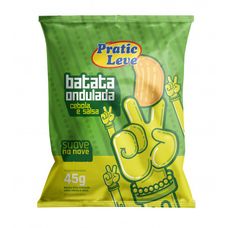 Batata Pratic Leve Ondulada Cebola E Salsa 45g