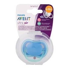 Chupeta Avent Ultra Air Azul 6-18 Meses