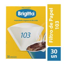 Filtro de Papel Brigitta 103 com 30 Unidades