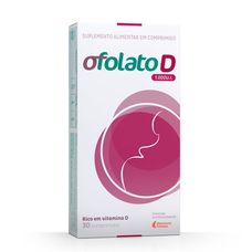 Ofolato D Farmasa 1000Ui com 30 comprimidos