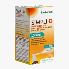 Simpli D Herbarium 1000Ui solução Spray 20ml