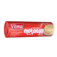 Biscoito Vilma Recheado Morango 120g