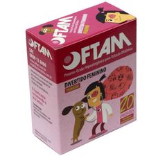 Protetor Ocular Oftalmológica Divertido Tamanho Pequeno Feminino com 20 Unidades