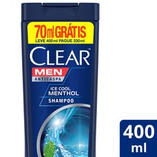 Shampoo Clear Men Ice Cool Menthol 400ml