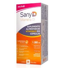 Sany D Ache Farma 1000Ui com 30 cápsulas