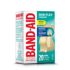 Curativo Band-Aid Skin Flex Variado 20 Unidades