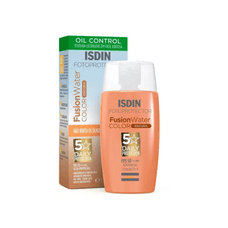 Protetor Solar Facial Isdin Fusion Water Color Cor Escura FPS50 50ml