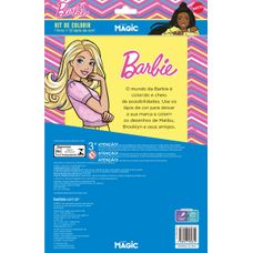 Livro Barbie Kit Lapis De Cor Magic Kids
