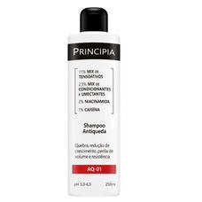 Shampoo Principia Antiqueda 2% Niacinamida + 1% Cafeina Aq-01 250ml