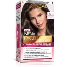 Tintura Imedia Loréal 5.1 Castanho Claro Acinzentado