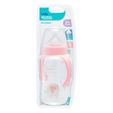 Mamadeira Lolly Big Special Bico de Silicone Ortodôntico líquidos Ralos Rosa 350ml
