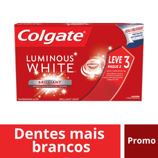 creme Dental Colgate Luminous White 70g Leve 3 Pague 2