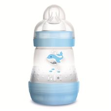 Mamadeira Easy Start Mam Silicone Ortodôntico Boys Azul 160ml