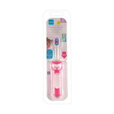 Escova Dental Mam Babys Brush Cabo Curto Girls Rosa