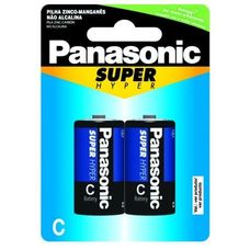 Pilha Panasonic Comum C Média com 2 Unidades
