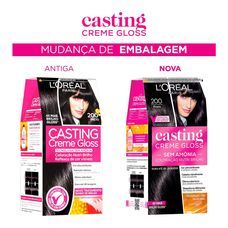 Tintura Casting creme Gloss Loréal 200 Preto