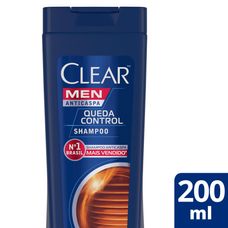 Shampoo Clear Men Anticaspa Queda Control 200ml