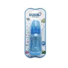 Mamadeira Kuka Aquarela Bico Reto Azul 160ml