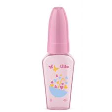 Mamadeira Lillo Primeiros Passos 50ml+ 120ml+ 260ml Rosa com 3 Unidades