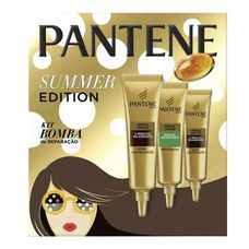 ampola Pantene Bomba Reparação com 3 Unidades de 15ml