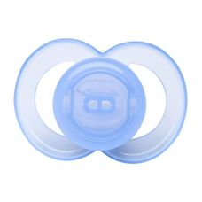 Chupeta Lolly Baby Clean Bico Silicone Redonda Tamanho 2 Azul