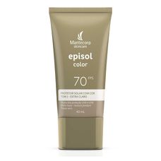 Protetor Solar Mantecorp Episol Color Tom Extra Claro Fps 70 40g