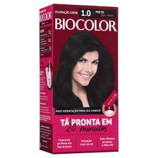 Tintura Biocolor creme Mini Kit 1.0 Preto