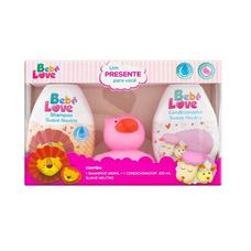 Shampoo+ Condicionador Bebê Love Rosa Suave Neutro 240ml+ 220ml