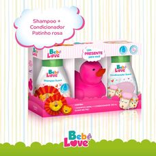 Shampoo+ Condicionador Bebê Love Rosa Suave Neutro 240ml+ 220ml