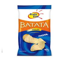 Batata Pratic Leve Ondulada Natural 45g