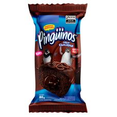 Bolinho Pullman Pinguinos Triplo Chocolate 80g
