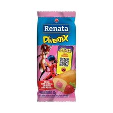 Mini Bolo Renata Divertix Baunilha com Morango 40g