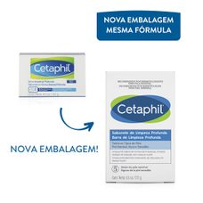 Sabanote Em Barra Cetaphil Limpeza Profunda 127g