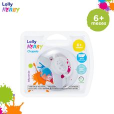 Chupeta Lolly Tip Borboleta Silicone Redondo Tamanho 2