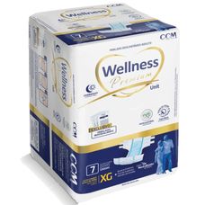 Fralda Geriátrica Wellness Premium Unissex Xg com 7 Unidades