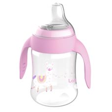 Copo Antivazamento Lolly Com Alça Rosa 250ml